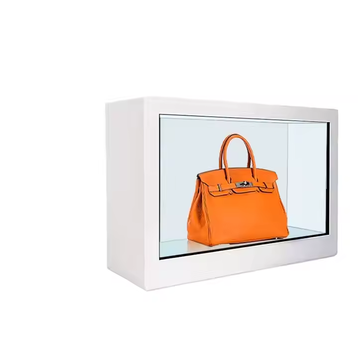 Caixa de holograma 3d de 22 polegadas vitrine transparente LCD