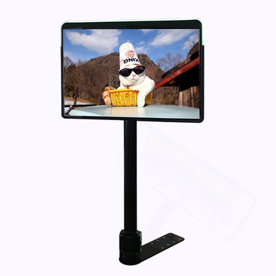Monitor LCD de dupla face de 24 polegadas com stand & hdmii/vga/usb entradas