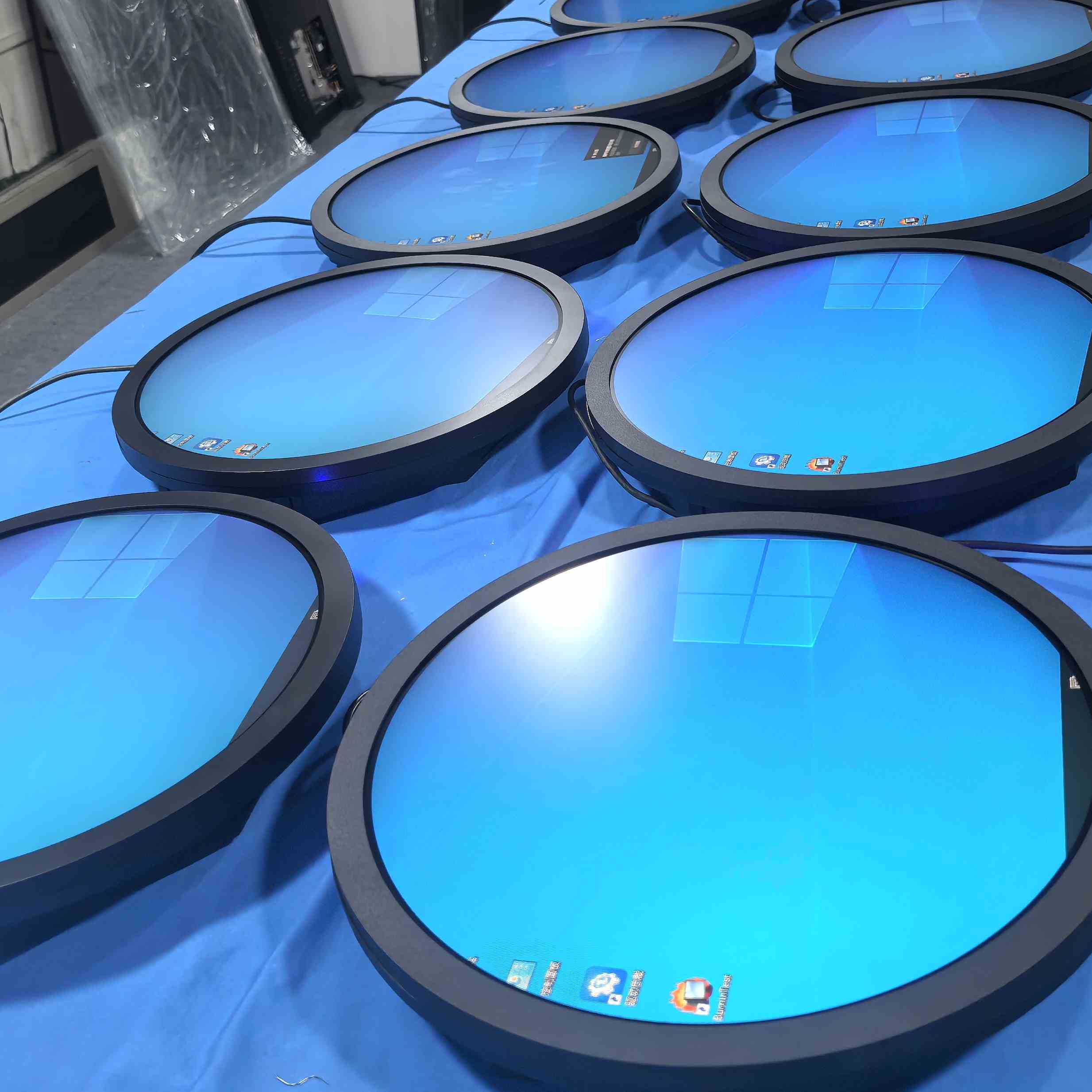 Circular 23,6 polegadas LCD Capacition Touch Screen